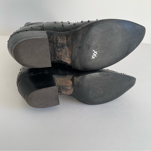 Falconhead - Cowboy Boots Western Ostrich Leather Handmade - Picture 7 of 11